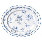 Thumbnail image #1 for Steelite International Folio, Porcelain 62538FP817 Porcelain Oval Platter, Adelina Marisa Blue, 13 x 10.5 x 1 in. 1 Dozen