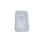 Thumbnail image #1 for Concasse MCTP1900 1/4 Size Polycarbonate Food Pan Cover, Flat, Clear Case of 90