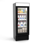 Thumbnail image #1 for Hussmann Evolve VRM1B Medium-Temperature Glass Door Refrigerator Merchandiser, 1-Section, 22.8 cu. ft., Bottom-Mount Self-Contained