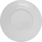 Thumbnail image #1 for International Tableware Sunburst™ SB-88 9" Round Porcelain Plate with Extra-Wide Patterned Rim Case of 2 Dozen
