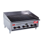 Thumbnail image #1 for Royal Range of California Turbo Broiler TB-330 Gas Countertop Charbroiler with Stainless Steel Radiants, 30-3/8" Wide