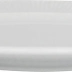 Thumbnail image #2 for International Tableware Sunburst™ SB-9 9" Round Porcelain Plate with Regular Patterned Rim, Bright White Case of 2 Dozen