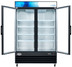 Thumbnail image #9 for Two-Section Glass Door Merchandiser Refrigerator, 45 Cu. Ft., Black