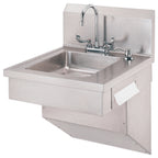Thumbnail image #1 for IMC/Teddy ADA-WS-2DX ADA Wall-Mounted Stainless Steel Hand Sink, 22"W x 24"D, 4" Deep Bowl, Faucet Not Included