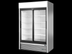 Thumbnail image #6 for True 54 1/8 Inch 2-Section 8-Shelf Sliding Door Glass Door Merchandiser Refrigerator