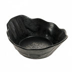 Thumbnail image #1 for G.E.T. Rainex RNX202 . . Melamine Oval Bowl, 50-3/4 oz., 10"L x 8-1/2"W x 3"H, Black Case of 12