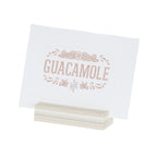 Thumbnail image #1 for Cal-Mil Vista 28613-141 Tabletop Menu Card Holder, Plastic, Coastal, 2.5 x 0.75 x 0.5 in H Case of 6