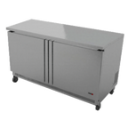Thumbnail image #1 for Fagor Refrigeration FUF-48-N Two-Section Undercounter Freezer, Solid Doors, Stainless Steel, Bottom-Mounted Self-Contained Refrigeration
