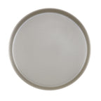 Thumbnail image #1 for Cal-Mil 22017-12-102 12" Round Ash Melamine Wide-Rim Plate, 1.5" High Case of 6