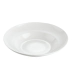 Thumbnail image #1 for CAC China Everest EVT-130 Porcelain Mediterranean Pasta Bowl, 22 oz, 12-inch Round 1 Dozen