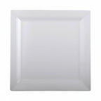 Thumbnail image #1 for G.E.T. Vogue - EGS DS99-W Square Melamine Plate, White, 9 x 9 x 1 in, Medium Rim Case of 6
