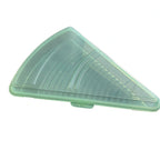 Thumbnail image #1 for G.E.T. GET EC-25-1-JA Single-Slice Pizza Container, Snap Closure, Reusable Polypropylene, Jade, 10-1/2 x 8-1/4 in Case of 2 Dozen