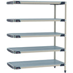 Thumbnail image #1 for Metro MetroMax i MX-1830G-63-A5 Polymer Add-On Shelving Unit, 5-Shelf, 18"D x 30"W x 63"H