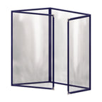 Thumbnail image #1 for Risch Deluxe TETQ 8.5X14-NYLON Vinyl Quad-Fold Menu Cover, 8-1/2" x 14" Case of 24