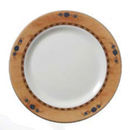 Thumbnail image #1 for Vertex China Rubicon RB-16-PWR China Plate, 10-1/2" Round, Wide Rim, Polished Foot, Magnesium-Reinforced Body 1 Dozen