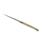 Thumbnail image #2 for Steelite Jean Du Bost, Laguiole Horn 5394S077 9" Forged Steak Knife, Sharpened 13/0 Stainless Steel, ABS Horn Handle