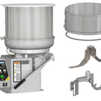 Thumbnail image #1 for Gold Medal Products 2182-00-210 Combination Corn Treat, Pralinator & Fudge Machine, 5-Gallon Kettle, Left-Hand Dump