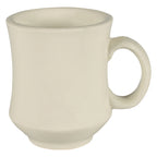 Thumbnail image #1 for Vertex China Argyle NPT-W Porcelain Ivory Coffee Mug with Handle, 8 oz, Non-Stackable Case of 3 Dozen