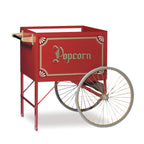 Thumbnail image #1 for Gold Medal Products 3118PC Popcorn Cart, Red, 2 Wheels, Storage Compartment