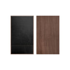 Thumbnail image #1 for Risch 1000H-SHERWOOD Faux-Wood Single Panel Check Presenter, Black, Hardback, 5.25" x 9" Case of 25