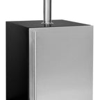 Thumbnail image #1 for Beverage Factory Kegco V24UBSR-2 Commercial Kegerator, Black, Dual-Faucet Draft Tower, 2-Keg Capacity, Built-In or Freestanding