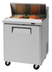 Thumbnail image #5 for Turbo Air M3 Series Sandwich/Salad Prep Table Refrigerator, 27.5 Inch, 1 Door, 8-Pan Top, Rear-Mount Self-Contained