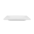 Thumbnail image #2 for G.E.T. Pebble Creek - EGS D11SQRR-W 11" Square White Melamine Plate, Pebble Textured Case of 6