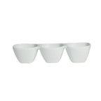 Thumbnail image #1 for G.E.T. Bugambilia BS302-MOD 3-Division Condiment Bowl, 20-1/4 oz, 15" Cast Aluminum with Resin Coating