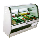 Thumbnail image #1 for Marc Refrigeration HS-4 S/C Refrigerated Meat/Deli Display Case, 50", Curved Triple-Pane Glass Front, Self-Contained Refrigeration