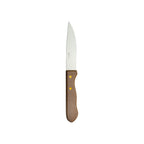 Thumbnail image #1 for Steelite International Walco WL640527 Jumbo Steak Knife, 5" Blade, Light Wood Handle, Stamped Stainless Steel Pack of 1 Dozen