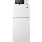 Thumbnail image #1 for Summit Commercial Summit Appliance MRF72WA Microwave/Refrigerator-Freezer Combination, 19 in Wide, 4.5 cu. ft. Refrigerator, 0.7 cu. ft. Microwave