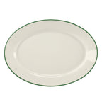 Thumbnail image #1 for Steelite International HL Ivory HL15763930 China Rolled-Edge Oval Platter, 13.375" x 9.25" x 1.5" 1 Dozen
