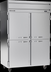 Thumbnail image #5 for Beverage-Air Horizon Series Two-Section Reach-In Refrigerator with Half Solid Doors, 45.2 Cu. Ft.