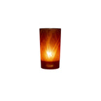 Thumbnail image #1 for Hollowick/Steelite Hollowick Lighting LMP6466 Cafe Cylinder Lamp, Glass, Sgraffito Terra Cotta, 4-3/4"H