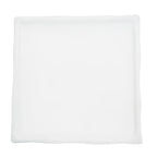 Thumbnail image #1 for CAC China Bamboo BAP-6 6-Inch Square Porcelain Plate with Narrow Rim Case of 3 Dozen