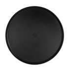 Thumbnail image #1 for Cal-Mil Hudson 22026-16-13 Round Melamine Platter, 16-Inch, Low Rim, Black Case of 6