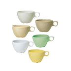 Thumbnail image #1 for G.E.T. GET DC-100-IR . . Melamine Ovide Cup, 7-1/2 oz, Gray Dozen Case of 4 Dozen