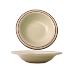 Thumbnail image #1 for International Tableware Granada GR-3 Ceramic Round Soup Bowl, 10 oz, 8-7/8" Diameter, Deep Rim Case of 2 Dozen