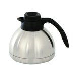 Thumbnail image #1 for FETCO D055 Low-Profile Vacuum-Insulated Stainless Steel Beverage Server, 64 oz, Polypropylene Lid and Handle