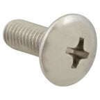 Thumbnail image #1 for AllPoints Foodservice Parts & Supplies 6221108 Truss Head Machine Screws, 10-32 x 1/2 in, Stainless Steel