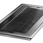Thumbnail image #6 for Perlick Corporation C21379A Drop-In Stainless Steel Drip Tray Trough with Removable Louvered Glass Rack, 1/2" Drain