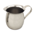 Thumbnail image #1 for Alegacy Foodservice Products SH273 Stainless Steel Bell Creamer, 12 oz Case of 12