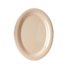 Thumbnail image #1 for G.E.T. BambooMel BAM-1950 . . Oval Melamine Platter, Beige, 9-3/4" x 7-1/4" Dozen Case of 2 Dozen