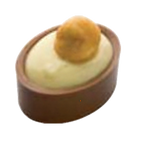 Thumbnail image #1 for Matfer Bourgeat 383502 Chocolate Mold, Oval Shells, 24 per Sheet, Polycarbonate, Transparent