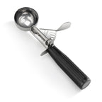 Thumbnail image #1 for New Star Foodservice Inc. 34882 Ice Cream Disher Scoop Portioner, #30, Stainless Steel, Black Handle Case of 72