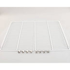 Thumbnail image #1 for AllPoints Foodservice Parts & Supplies 2321122 Walk-In Cooler Shelf Kit, 2-Piece, 23 x 15-3/4-Inch, White Epoxy-Coated