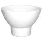 Thumbnail image #1 for International Tableware Pacific MD-107 7 oz Round Footed Embossed Porcelain Bowl, 4" Diameter Case of 3 Dozen