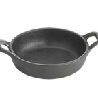 Thumbnail image #1 for TableCraft Products CW30102 8 oz Round Cast Iron Mini Server with Handles Case of 6