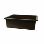 Thumbnail image #1 for TableCraft Products 1557BR 1-Compartment Brown Polyethylene Bus Tub, 21 x 17 x 7 Inches Case of 6