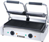 Thumbnail image #2 for Adcraft SG-813 Double Countertop Electric Sandwich Grill with Grooved Cast Iron Plates
